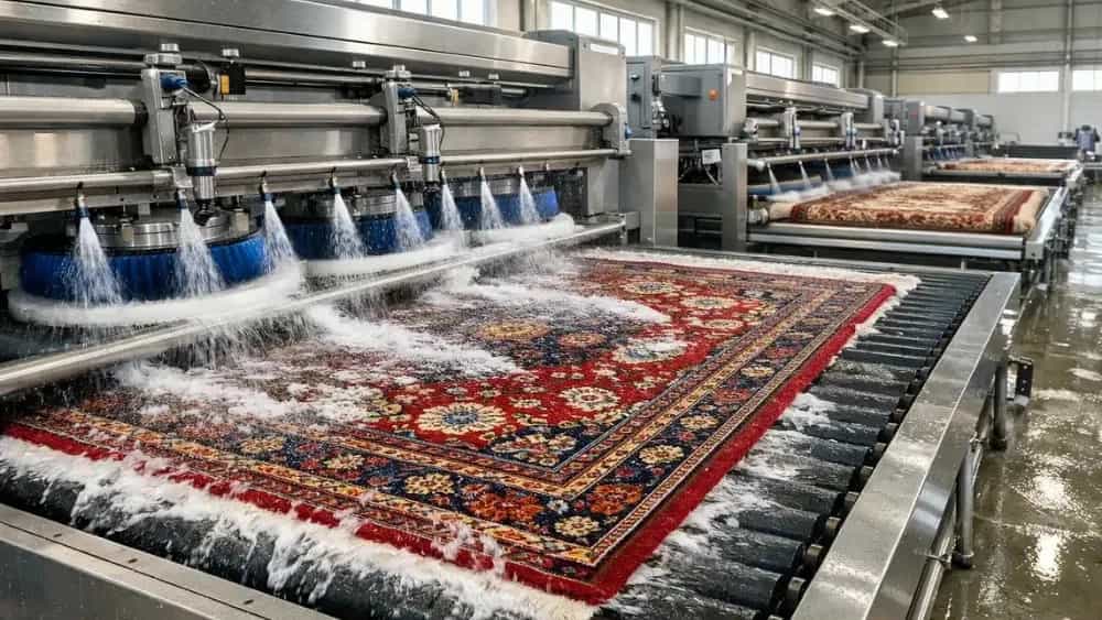 شستشوی فرش ماشینی و دستباف در مازندران